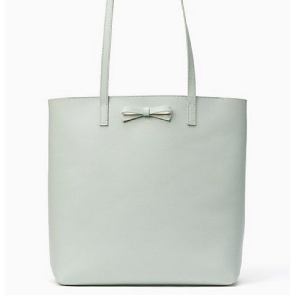 Kate Spade On Purpose Bow Tote Bag in Misty Mint